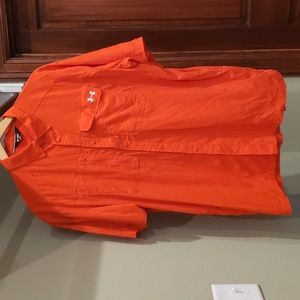 Mens Under Armour Button Shirt Size 2XL